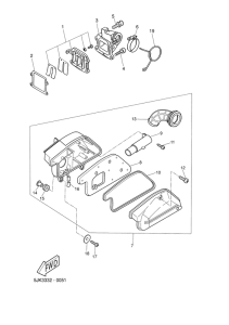 CW50RS Впускная система
