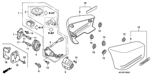 VTX1800C Боковая крышка