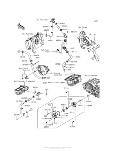 EX300 Патрубки охлаждения