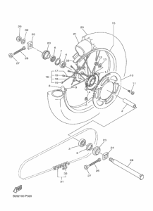  Переднее колесо