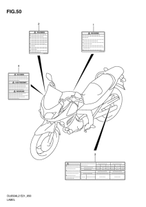 DL650 (ABS) Honda mark