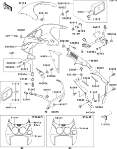ZX750 Cowling(1 / 2)(zx750-l2)