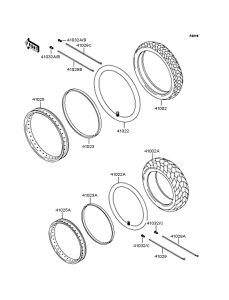 KLE250 Колеса,покрышки