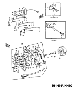 KH500 Ignition / generator / regulator