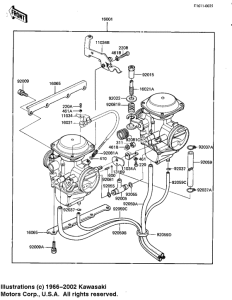 KZ250 Carburetor assy