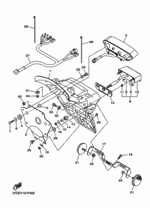 XVS1300CU Фонарь
