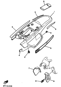 PW50 PW50E Боковая крышка