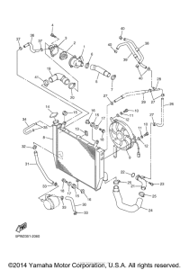 YZF-R1 Радиатор и Патрубки