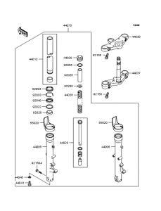 ZR1100 Передняя вилка