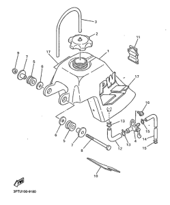 PW50 Reservoir a carburant