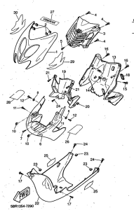 YQ50 Ветровое стекло