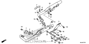 VT750RS Глушитель