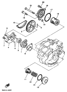 SR125 Масляный насос