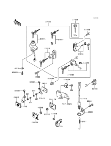 EX500 Замок зажикания