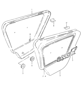 GS550 Обтекатель задний