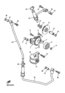 WR400F Маслонасос