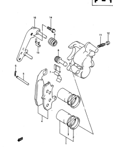 DR650 Передний суппорт