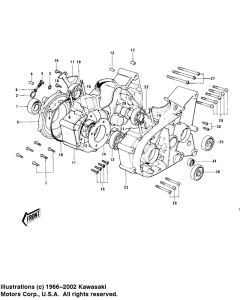 KD100 Картер двигателя