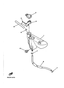 YSR80 YSR80D Бак масляный