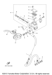 TTR230T Главный тормозной цилиндр