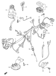 GSX750 Жгут проводов
