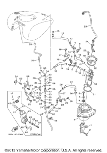 XV1900AS Топливный бак