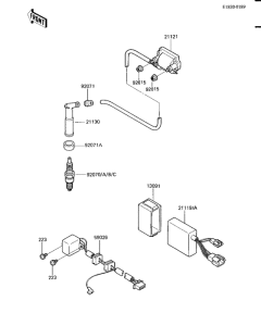 KL600 Зажигание