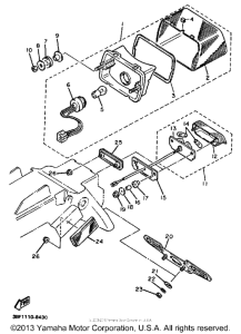 FZR400SUC Фонарь