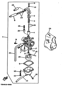 CW50 Carburetor assy