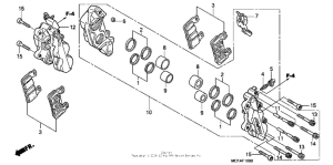 RVT1000R Передний суппорт