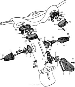 CA100 Turn signal + taillight