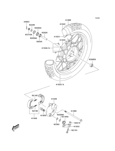  Переднее колесо