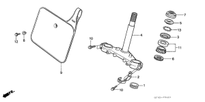 CR80R Траверса нижняя