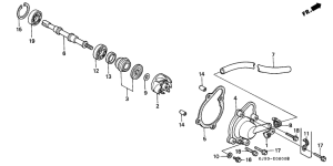CH125 Водяная помпа