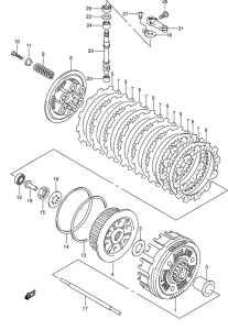 DR-Z400 Бендикс