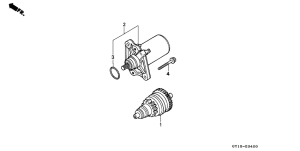 SA50S Стартерный мотор