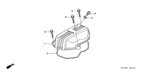 CG125M Крышка головки цилиндров