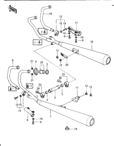 KZ1000 Глушитель