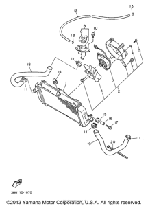 FZR600RH Радиатор и Патрубки