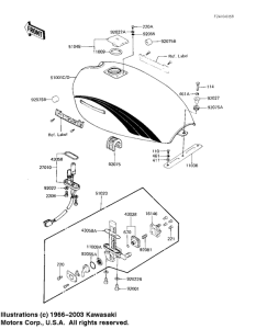 KZ1100 Tank fuel
