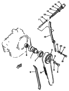 SR250 Camshaft. chain