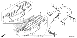 CB1100 (ABS) Сиденье