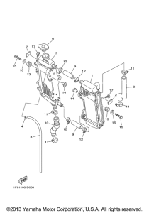 YZ250E2 Радиатор и Патрубки