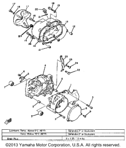 MJ50 Картер двигателя