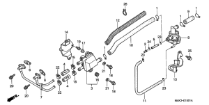 FX650 Воздушный клапан всасывания