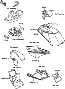 AR125S Decals(green / white)(ar125-a8)