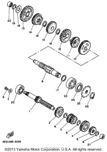 YZ80G1 Трансмиссия