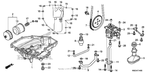 CB1100S (ABS) Oil pan + oil pump
