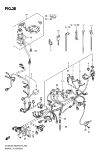 DL650 (ABS) Жгут проводов