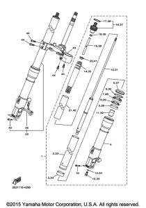 VMX17 Передняя вилка